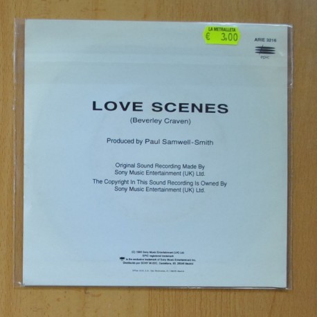 BEVERLEY CRAVEN - LOVE SCENES - SINGLE