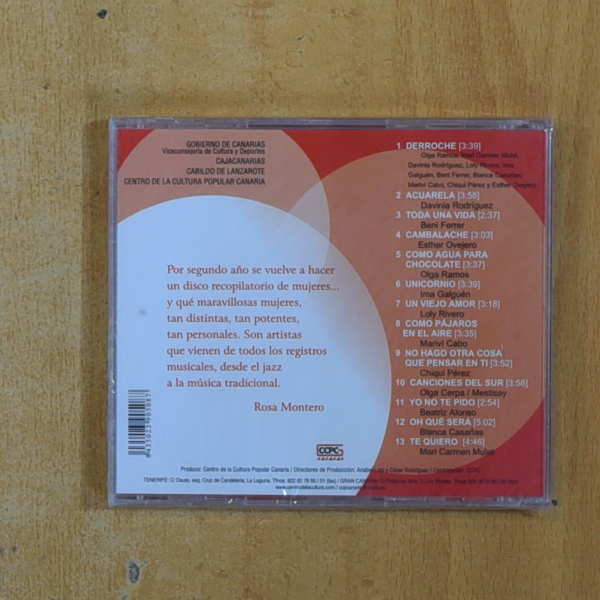 VARIOS - LATINAS VOCES DE MUJER - CD