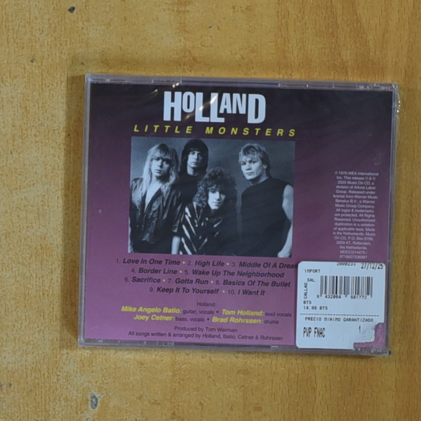 HOLLAND - LITTLE MONSTERS - CD