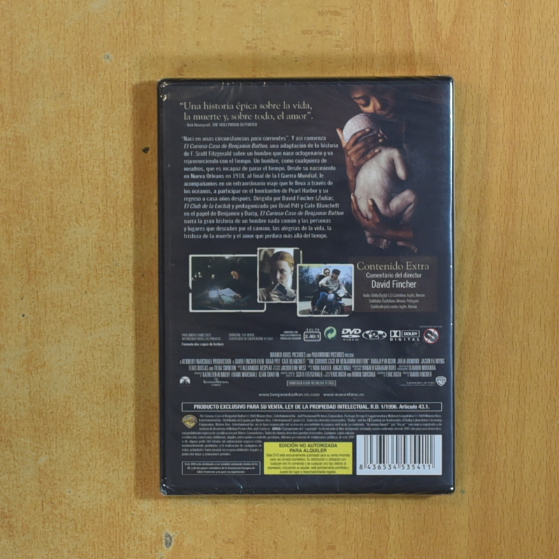 EL CURIOSO CASO DE BENJAMIN BUTTON - DVD