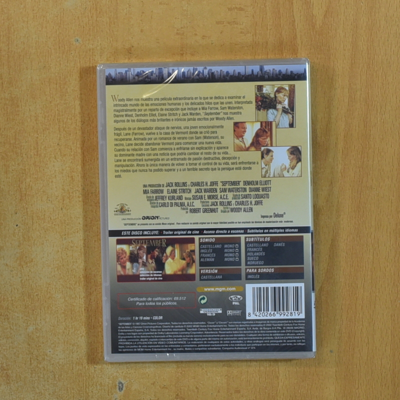 SEPTEMBER - DVD