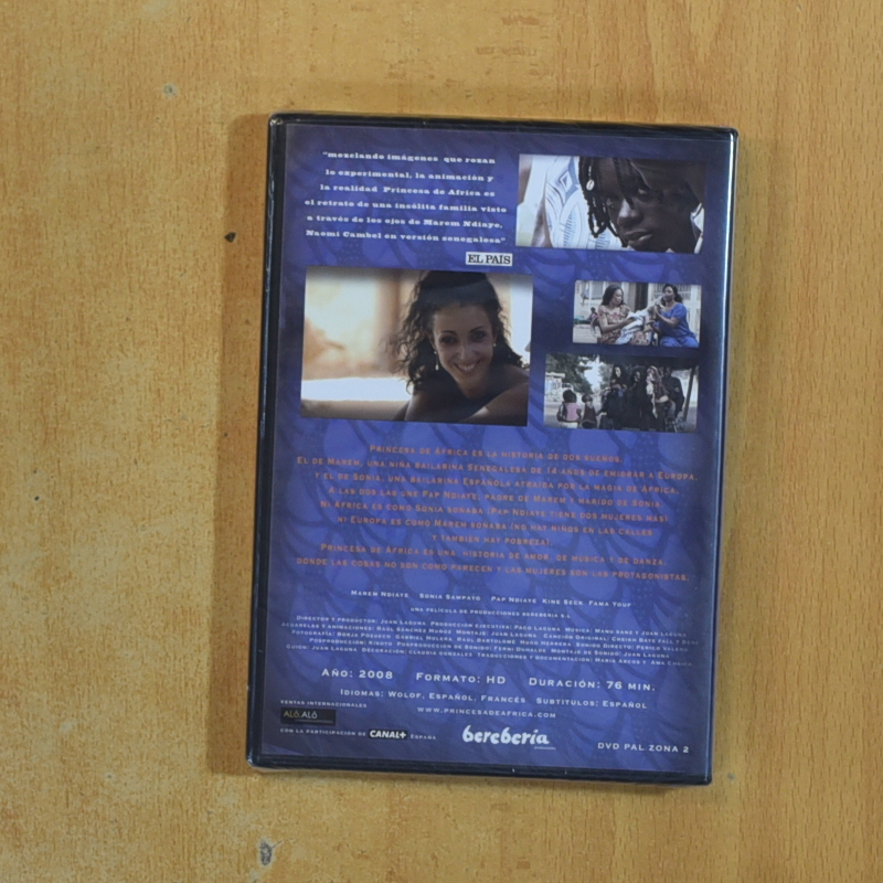 PRINCESA DE AFRICA - DVD