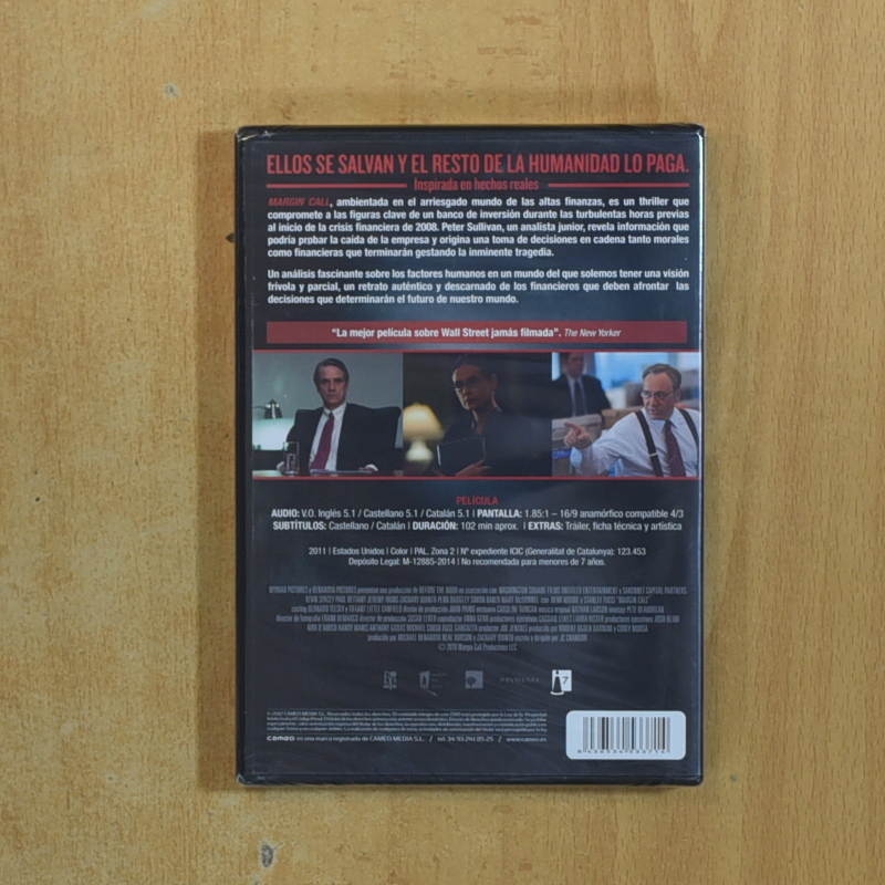 MARGIN CALL - DVD