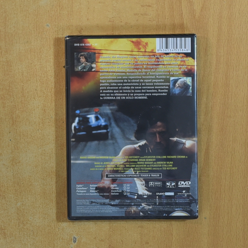 RAMBO ACORRALADO - DVD