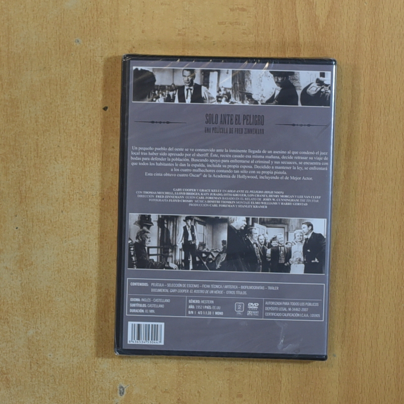 SOLO ANTE EL PELIGRO - DVD