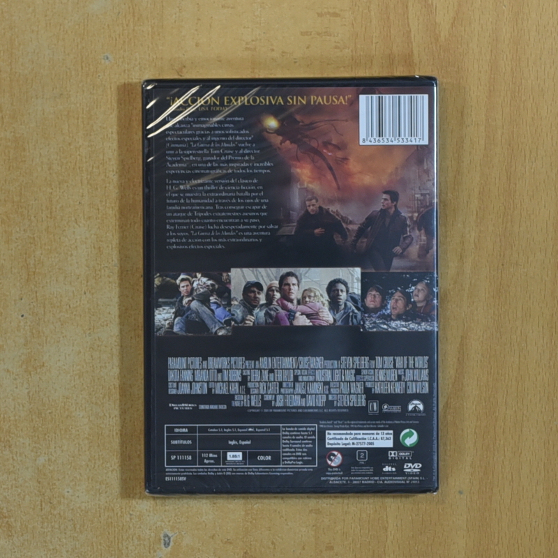 LA GUERRA DE LOS MUNDOS - DVD