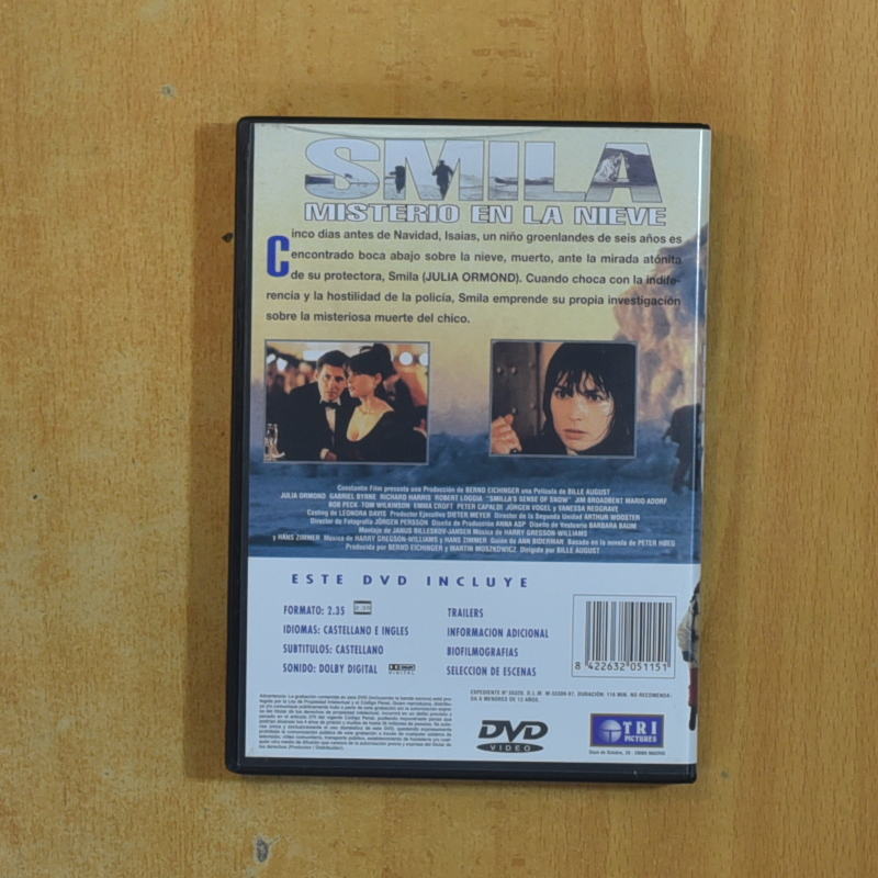 SMILA MISTERIO EN LA NIEVE - DVD