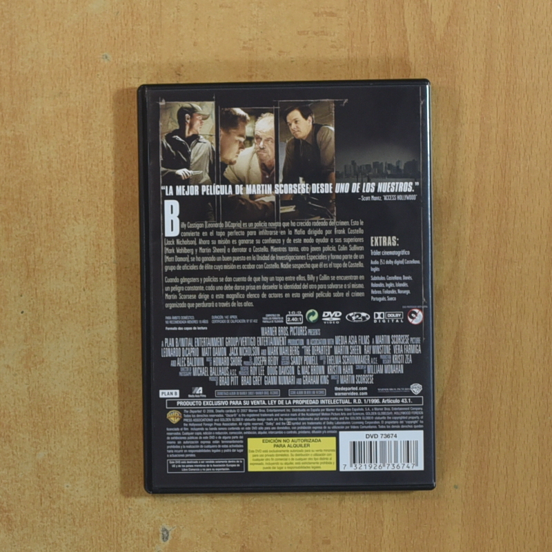 INFILTRADOS - DVD