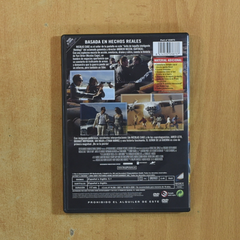 EL SEÑOR DE LA GUERRA - DVD