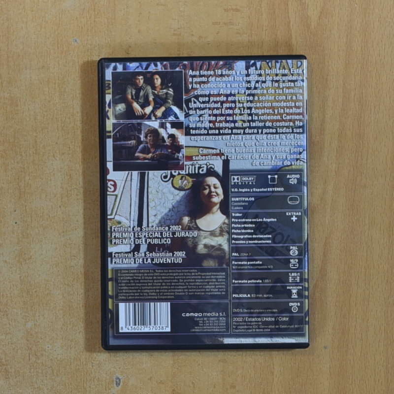 LAS MUJERES DE VERDAD TIENEN CURVAS - DVD