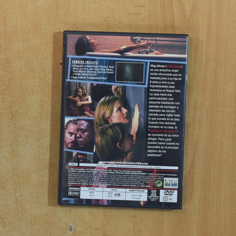 LA HABITACION DEL PANICO - DVD