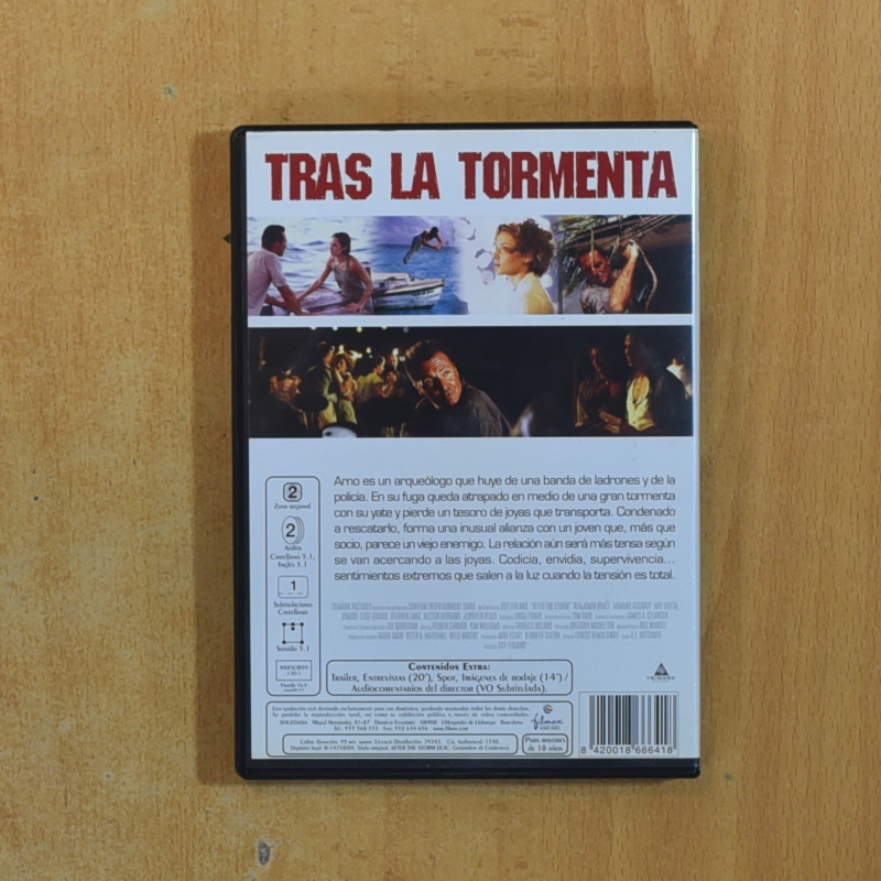 TRAS LA TORMENTA - DVD