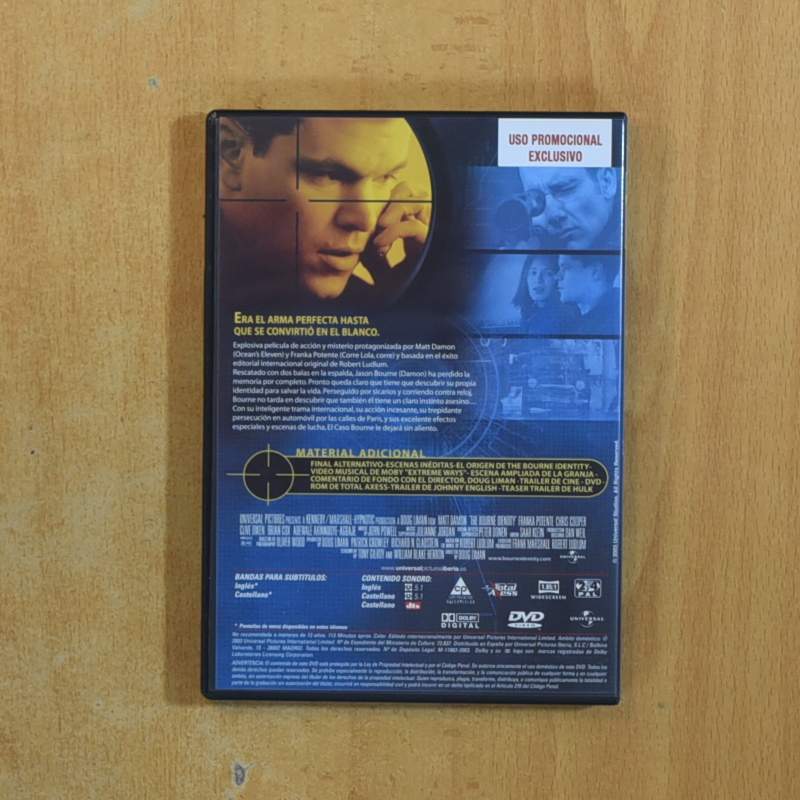 EL CASO BOURNE - DVD