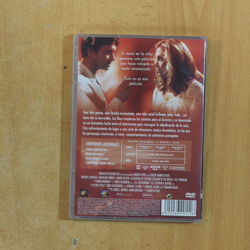 LA GUERRA DE LOS ROSE - DVD