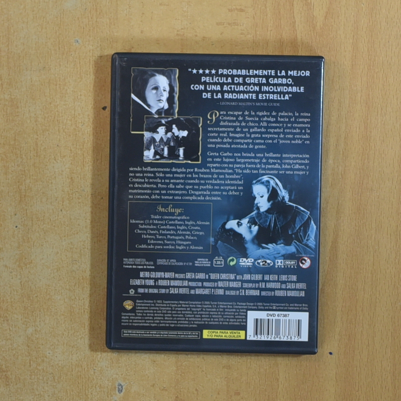 LA REINA CRISTINA DE SUECIA - DVD