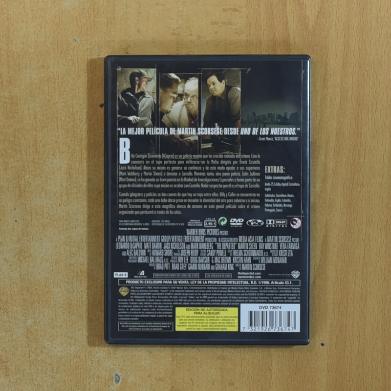 INFILTRADOS - DVD