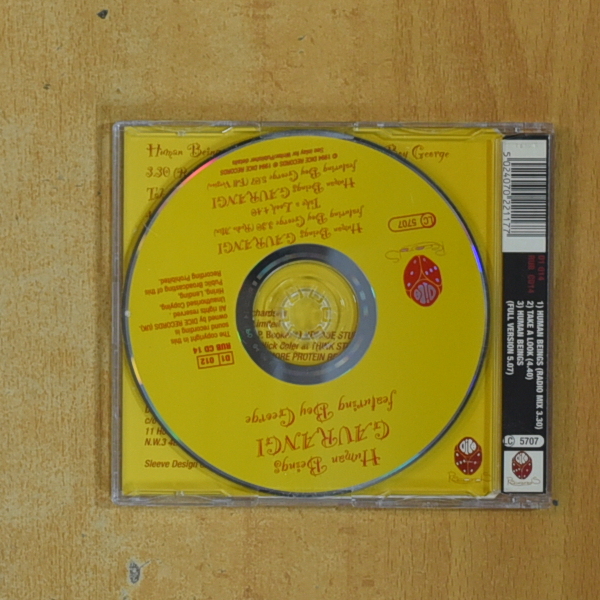 GAURANGI FEATURING BOY GEORGE - HUMAN BEINGS - CD SINGLE