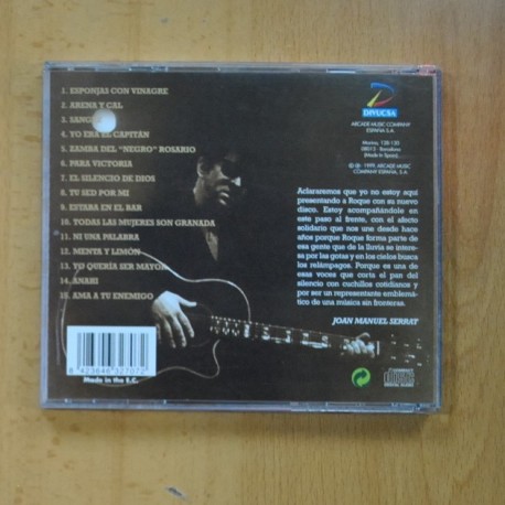 ROQUE NARVAJA - ESPONJAS CON VINAGRE - CD