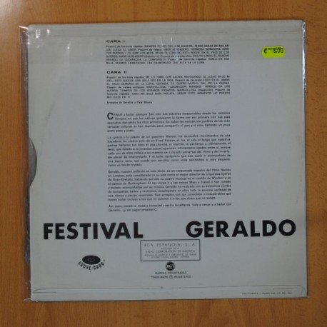 FESTIVAL GERALDO - FESTIVAL GERALDO - LP