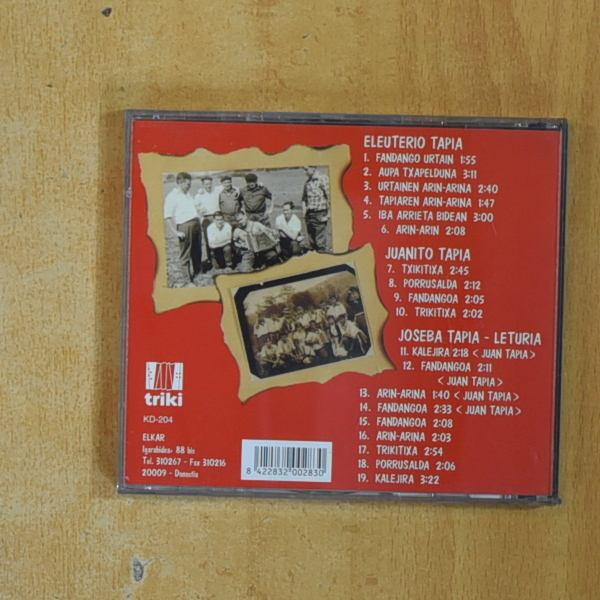 VARIOS - TAPIA TARREN TRIKITIXA - CD