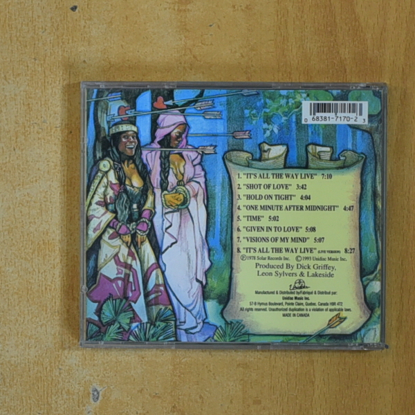 LAKESIDE - SHOT OF LOVE - CD