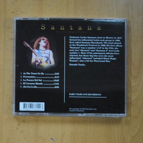 SANTANA - AT THE YEARS GO BY - CD