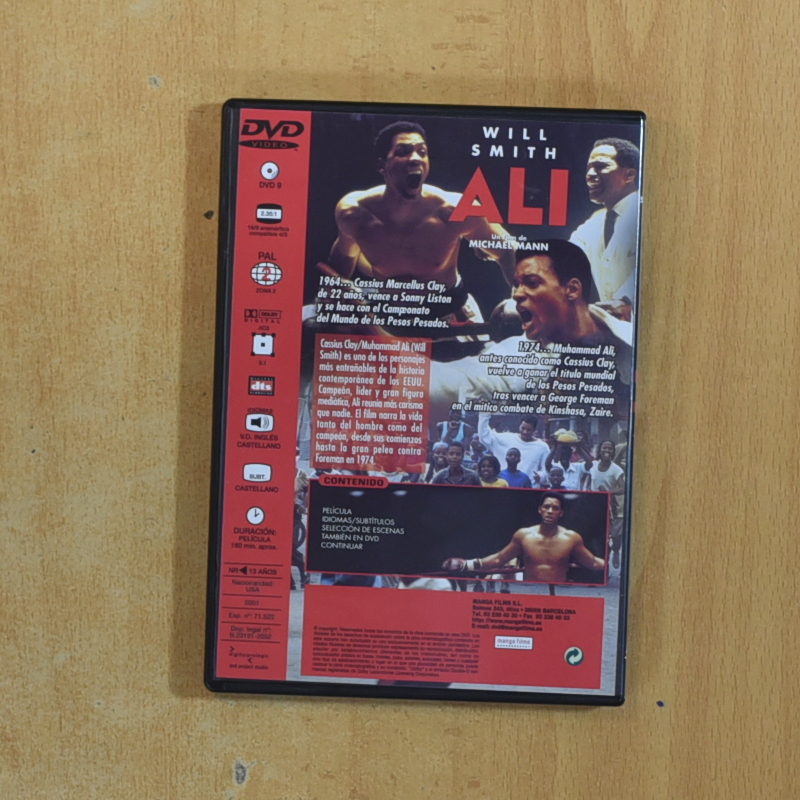 ALI - DVD