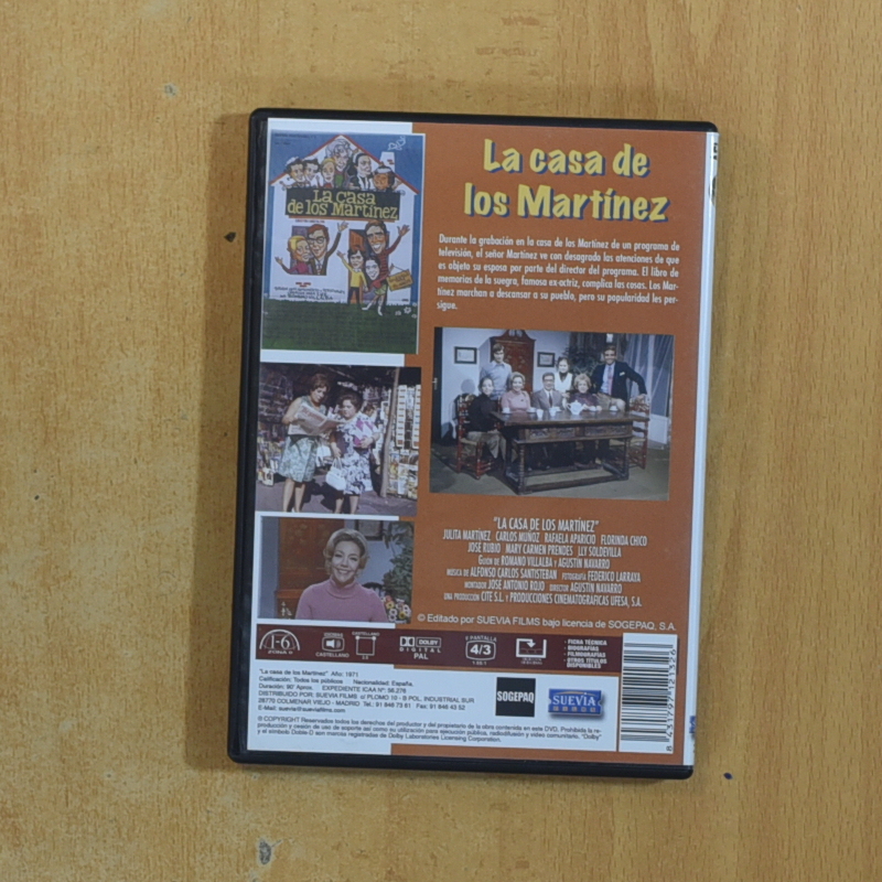 LA CASA DE LOS MARTINEZ - DVD