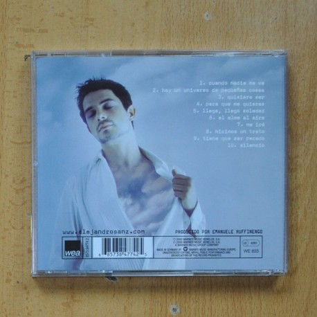 ALEJANDRO SANZ - EL ALMA AL AIRE - CD