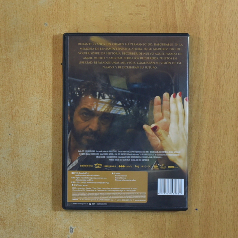 EL SECRETO DE SUS OJOS - DVD