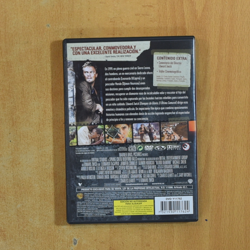 DIAMANTE DE SANGRE - DVD