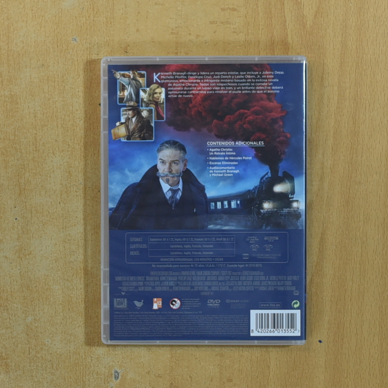 ASESINATO EN EL ORIENT EXPRESS - DVD