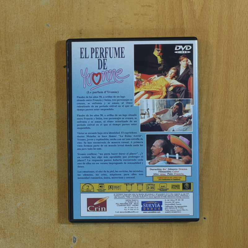 EL PERFUME DE YVONNE - DVD