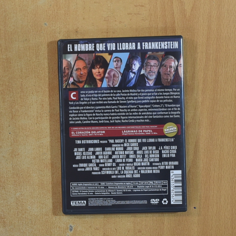 EL HOMBRE QUE VIO LLORAR A FRANKENSTEIN - DVD