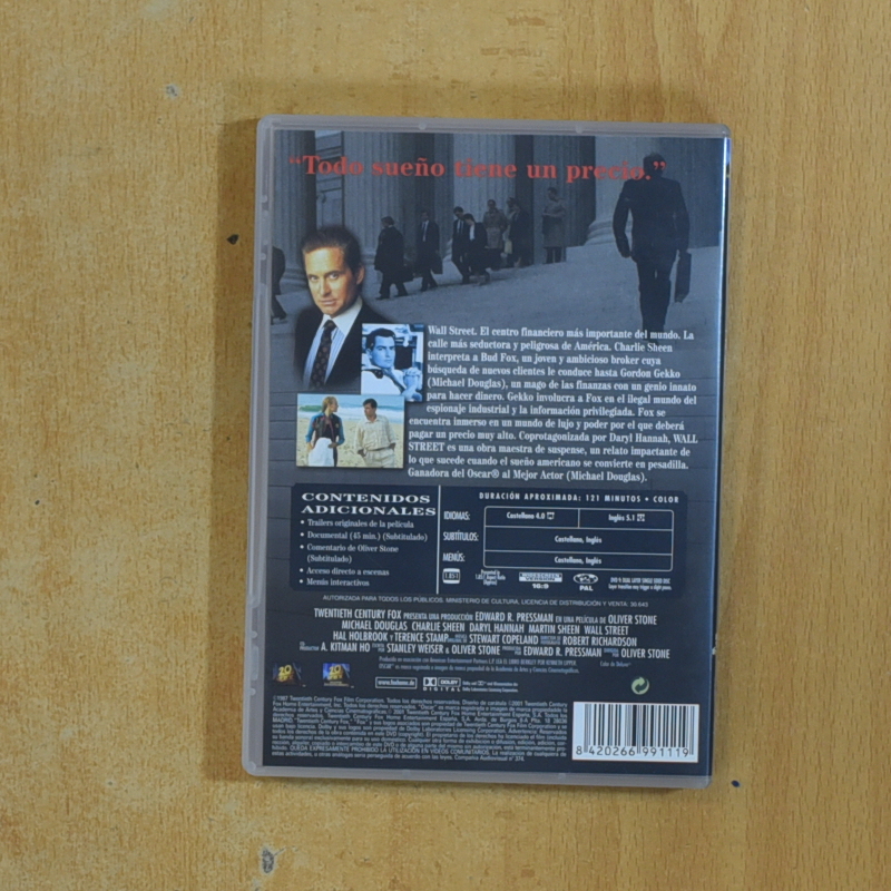 WALL STREET - DVD