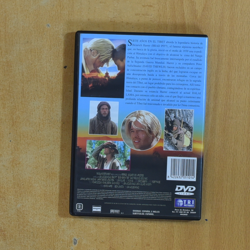 SIETE AÑOS EN EL TIBET - DVD