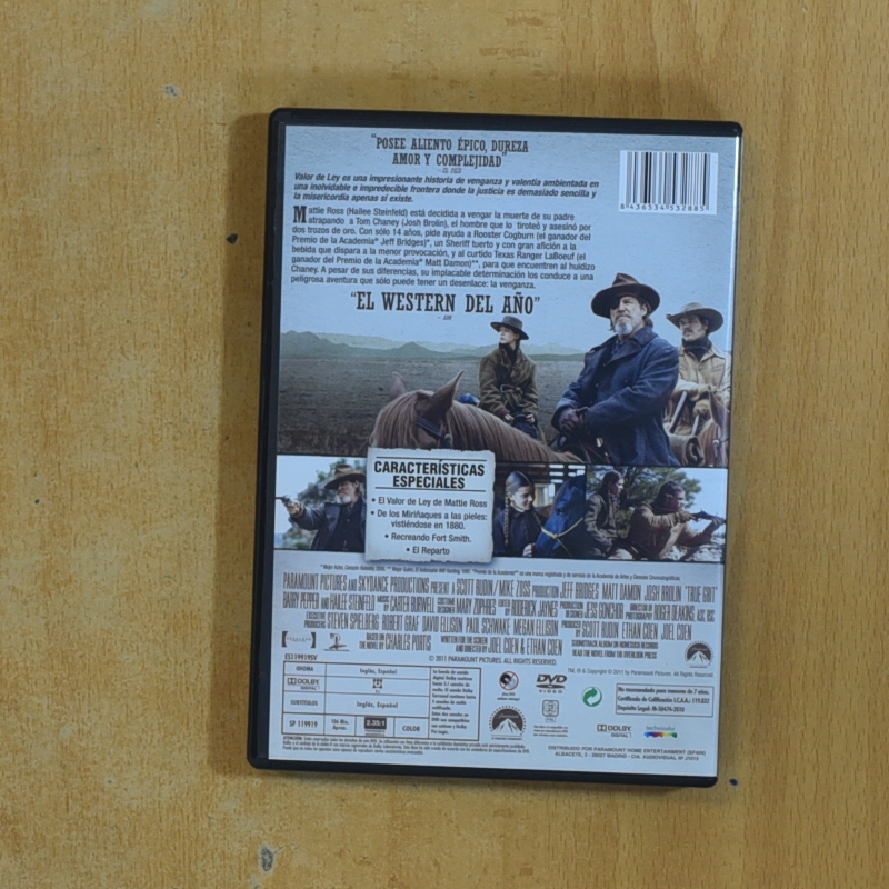 VALOR DE LEY - DVD