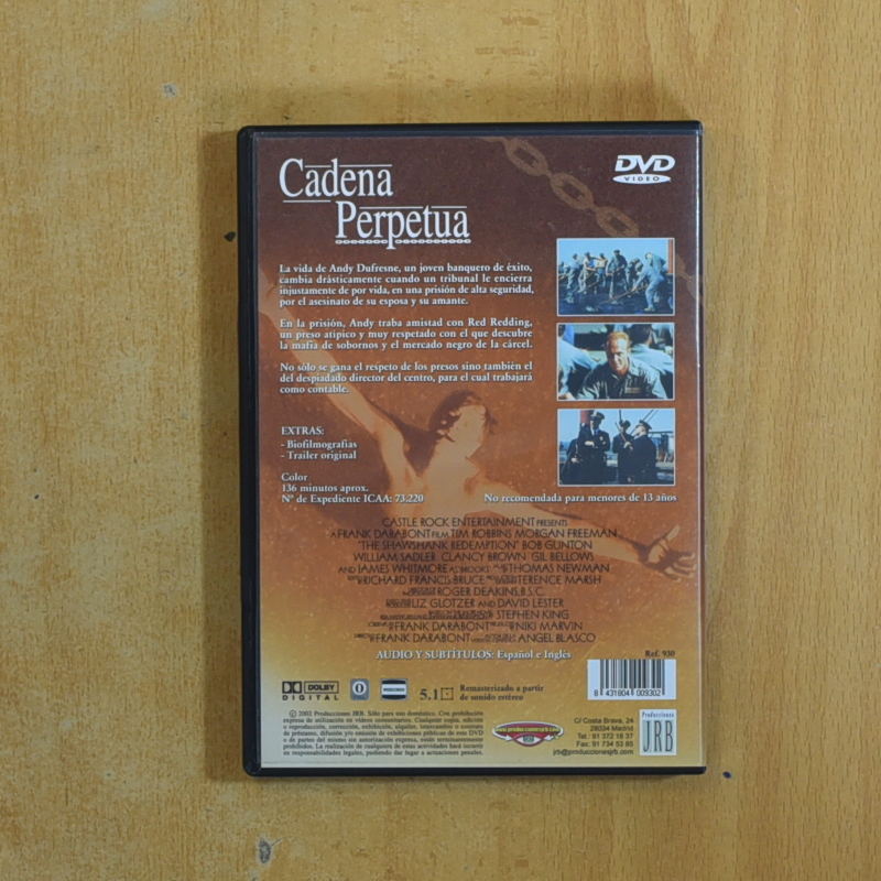 CADENA PERPOETUA - DVD