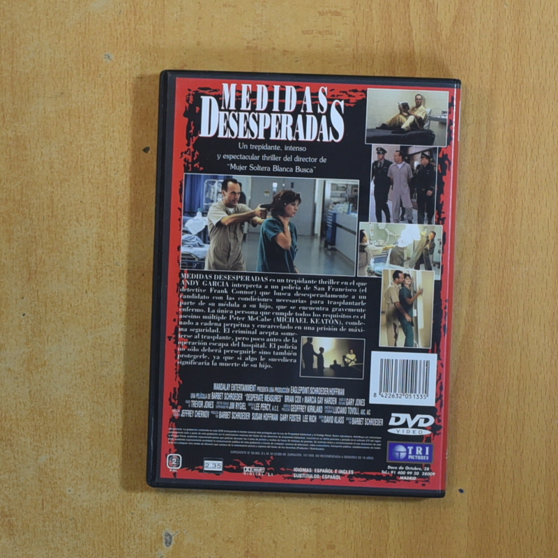 MEDIDAS DESESPERADAS - DVD