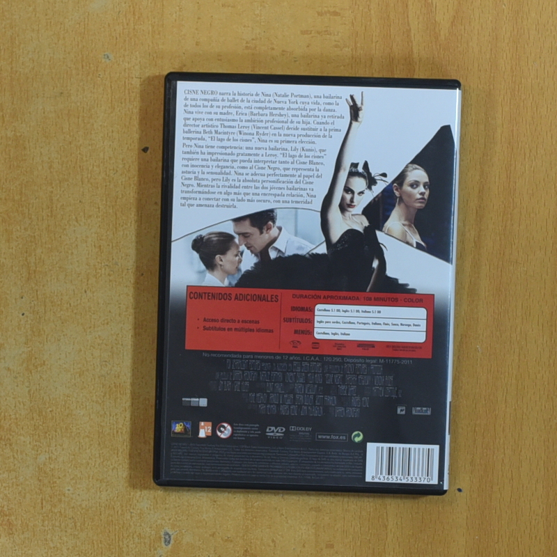 CISNE NEGRO - DVD