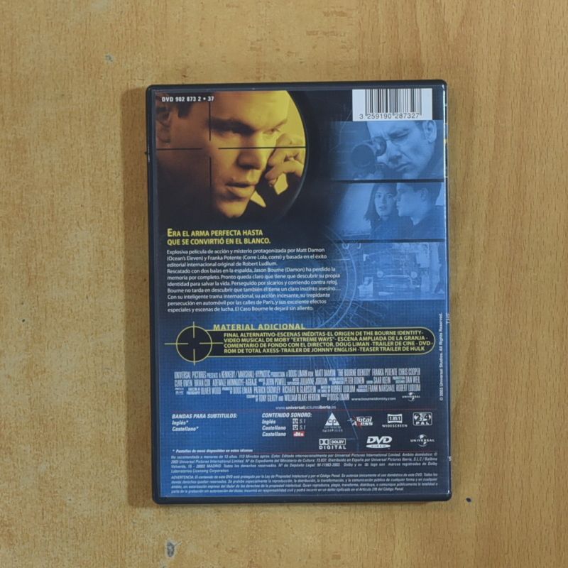 EL CASO BOURNE - DVD