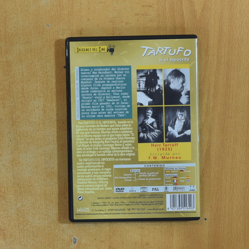 TARTUFO O EL HIPOCRITA - DVD