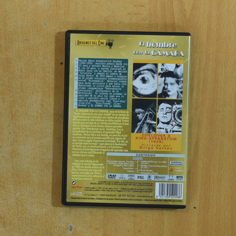 EL HOMBRE CON LA CAMARA - DVD