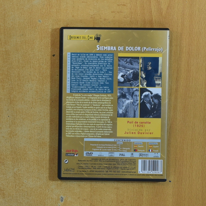 SIEMBRA DE DOLOR - DVD