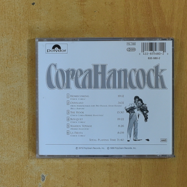COREA / HANCOCK - COREA / HANCOCK - CD
