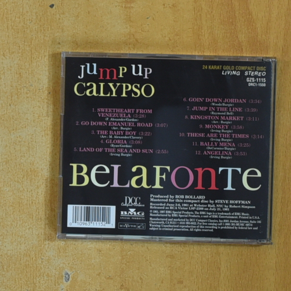 BELAFONTE - JUMP UP CALYPSO - CD