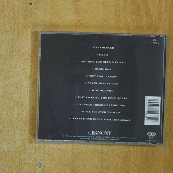 MARIAH CAREY - MUSIC BOX - CD