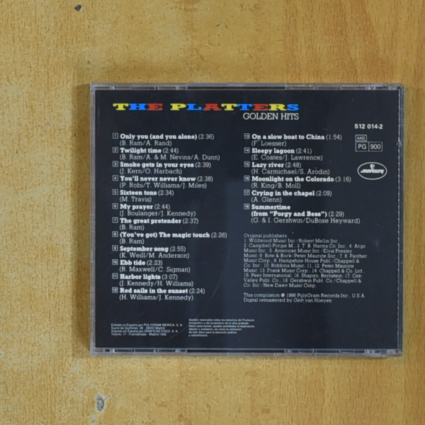 THE PLATTERS - GOLDEN HITS - CD