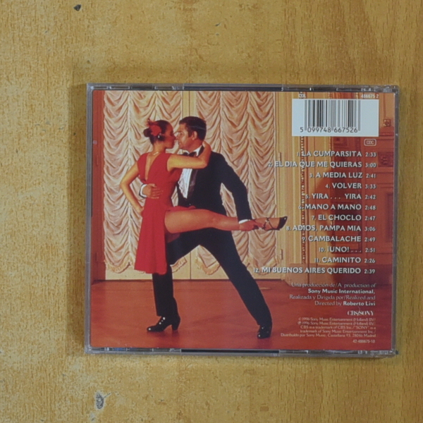 JULIO IGLESIAS - TANGO - CD