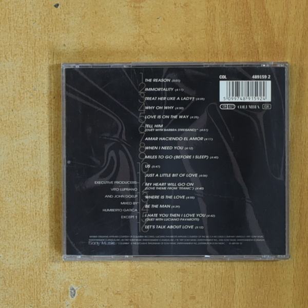 CELINE DION - LETS TALK ABOUT LOVE - CD